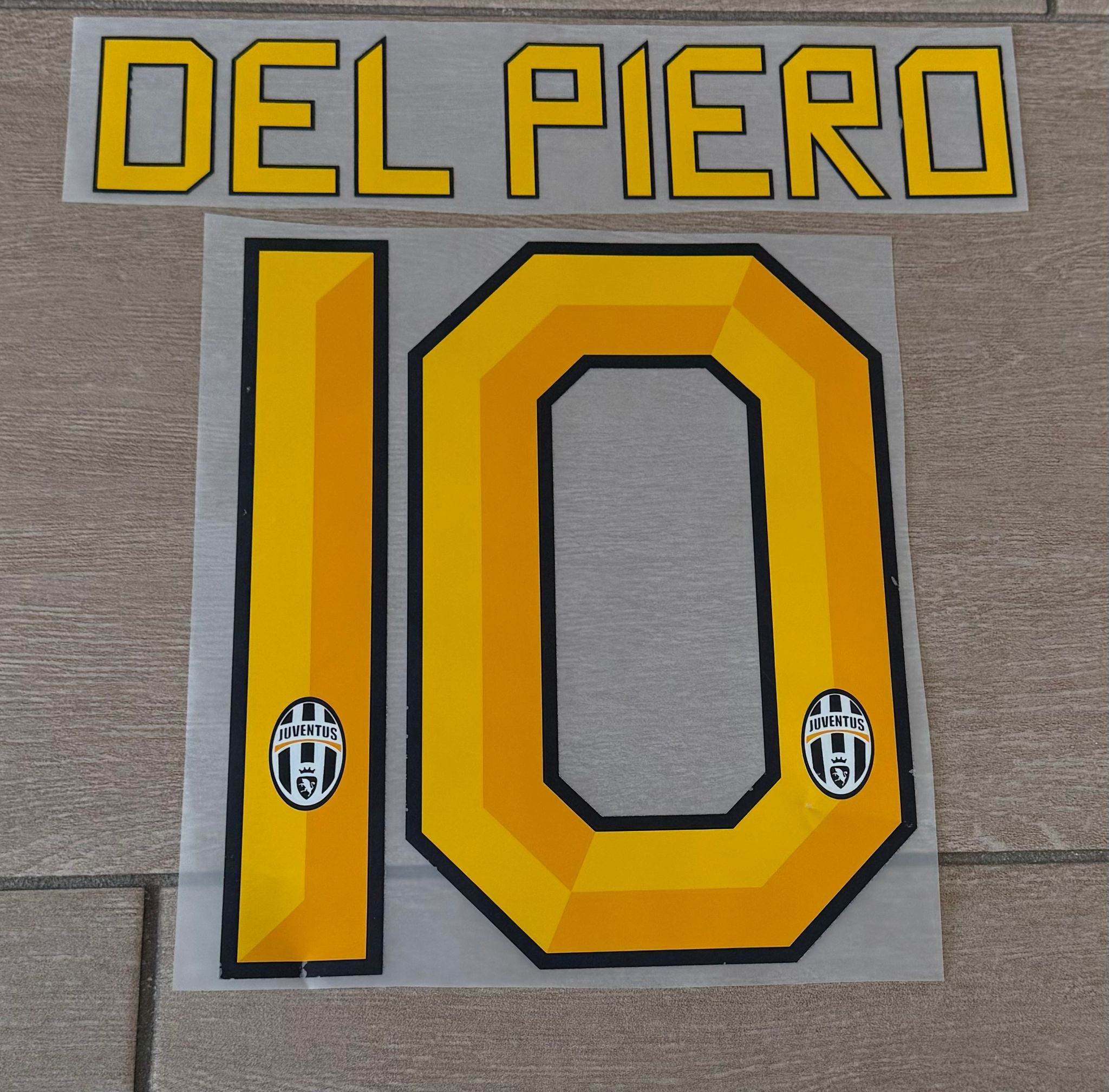 nome numero Juventus 2010 2011 home 10 DEL PIERO versione vintage