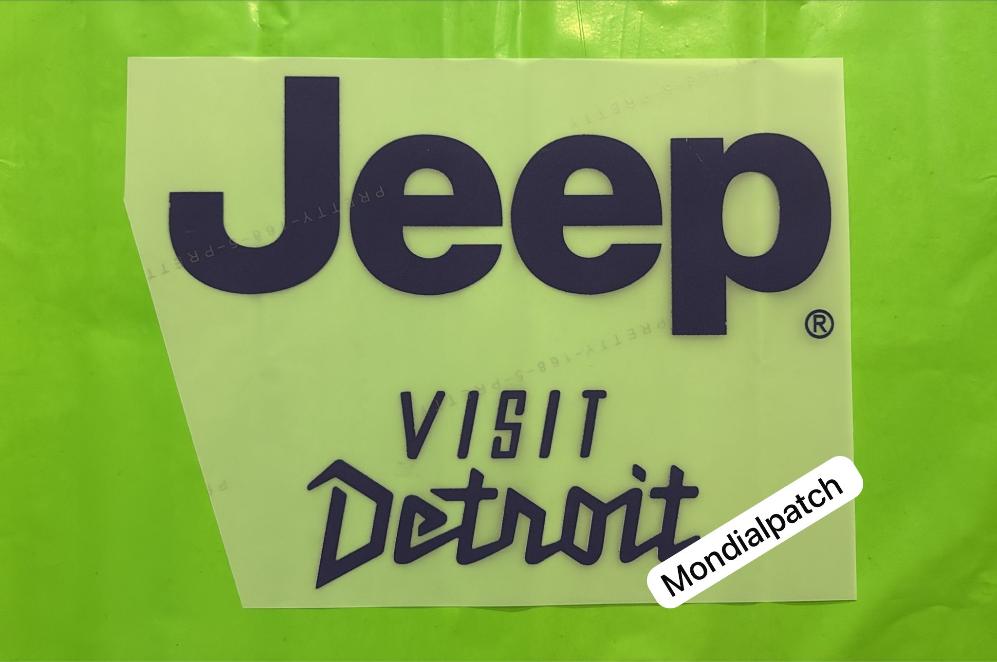 Sponsor JEEP Visit Detroit Juventus Juve Patch Sponsor Away