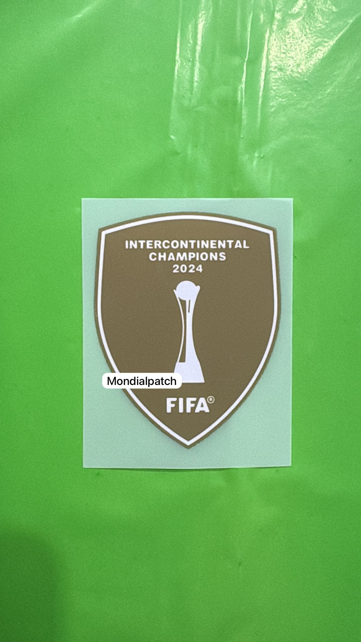 toppa patch champions fifa world club 2024 Intercontinental