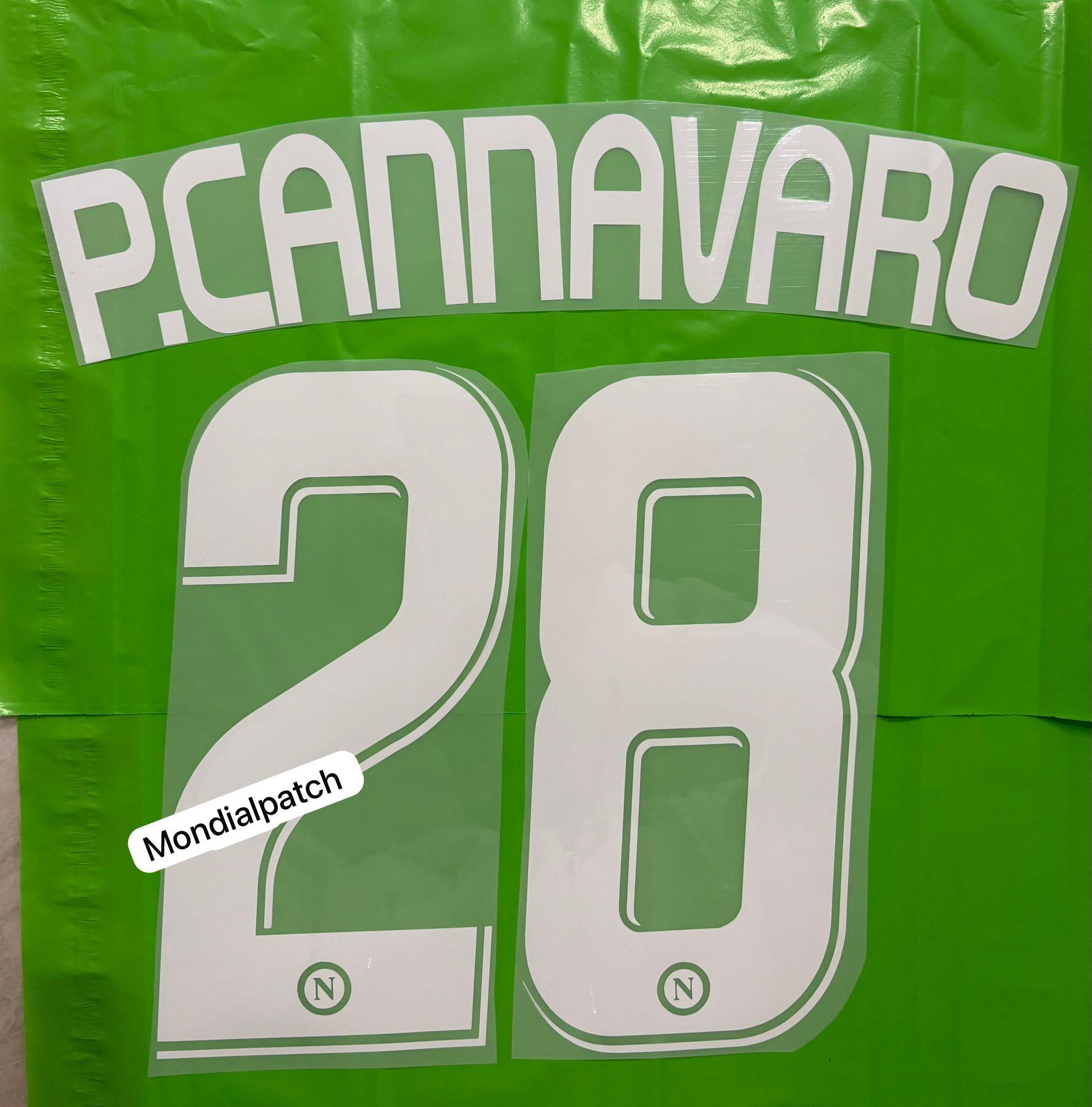 nameset Napoli 2008 2009 28 P.Cannavaro home ufficiale originale
