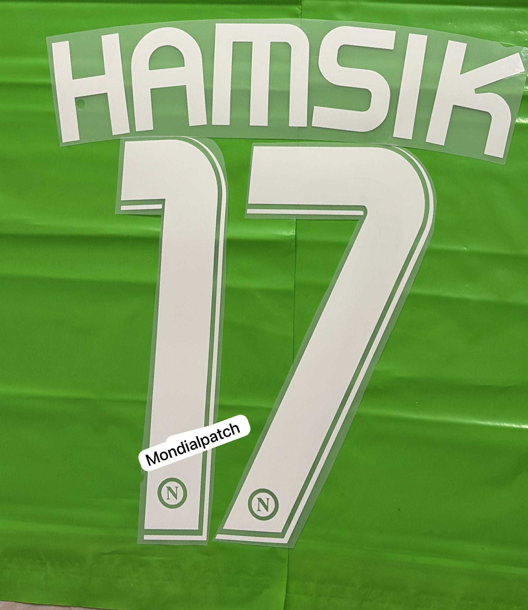 nameset Napoli 2008 2009 17 Hamsik home ufficiale originale