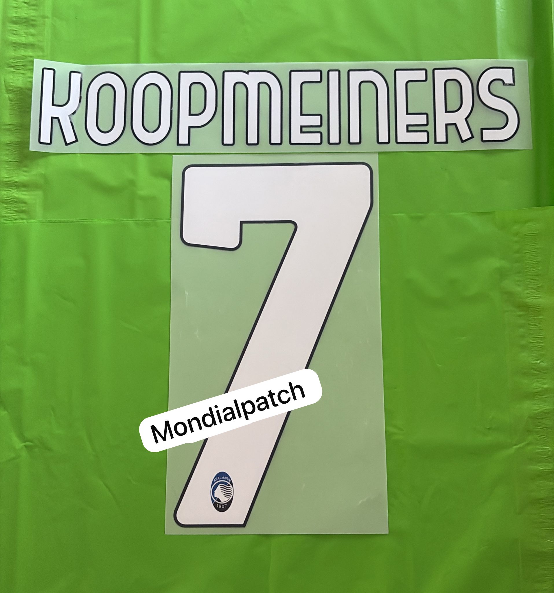 nameset Atalanta 2023 2024 7 KOOPMEINERS home bianco ufficiale
